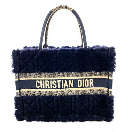 Dior Book Tote Fur Handbag