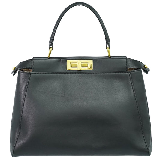 Fendi Peekaboo Leather Handbag