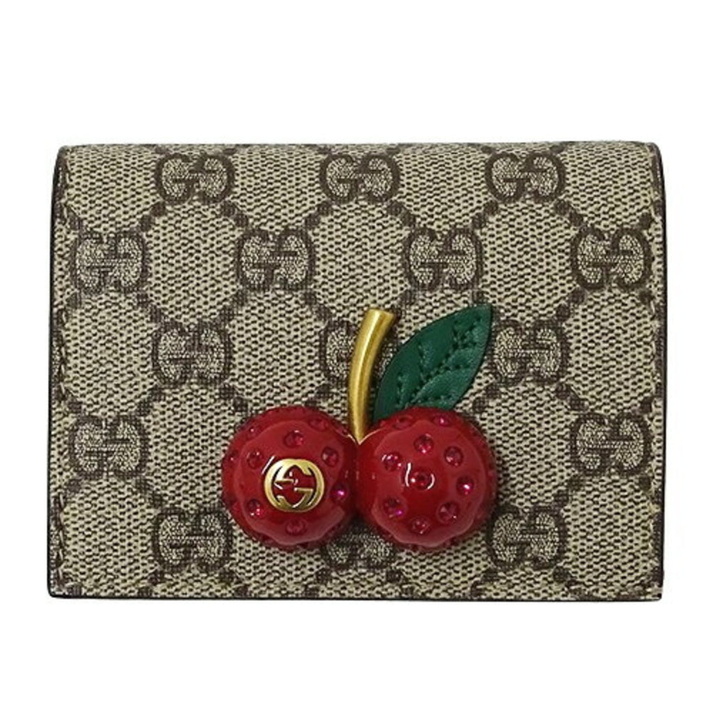 Gucci Strawberry Canvas Wallet