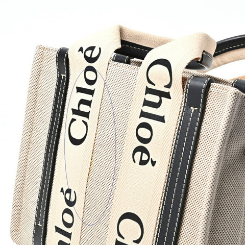 Chloé Woody Canvas Tote