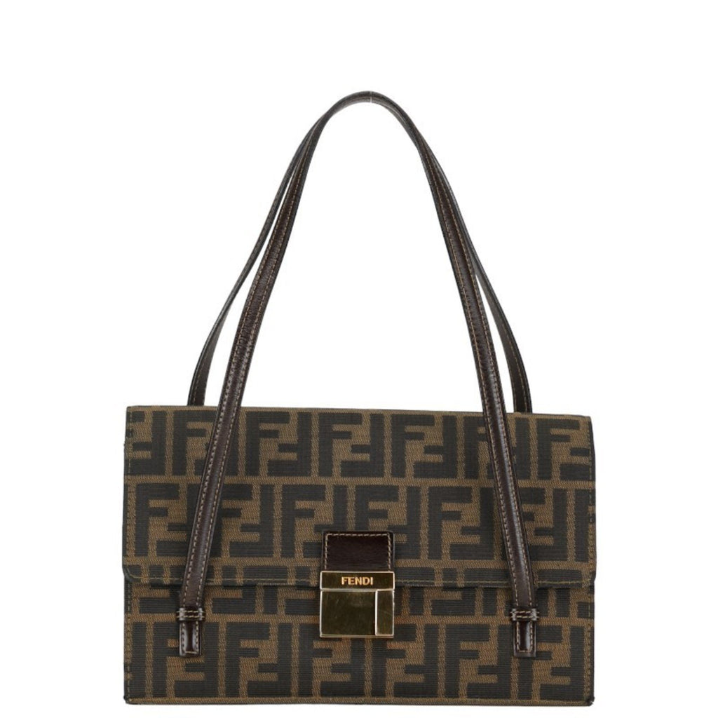 Fendi Zucca Canvas Handbag