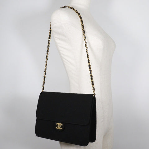 Chanel Wallet On Chain Cotton Shoulder Bag