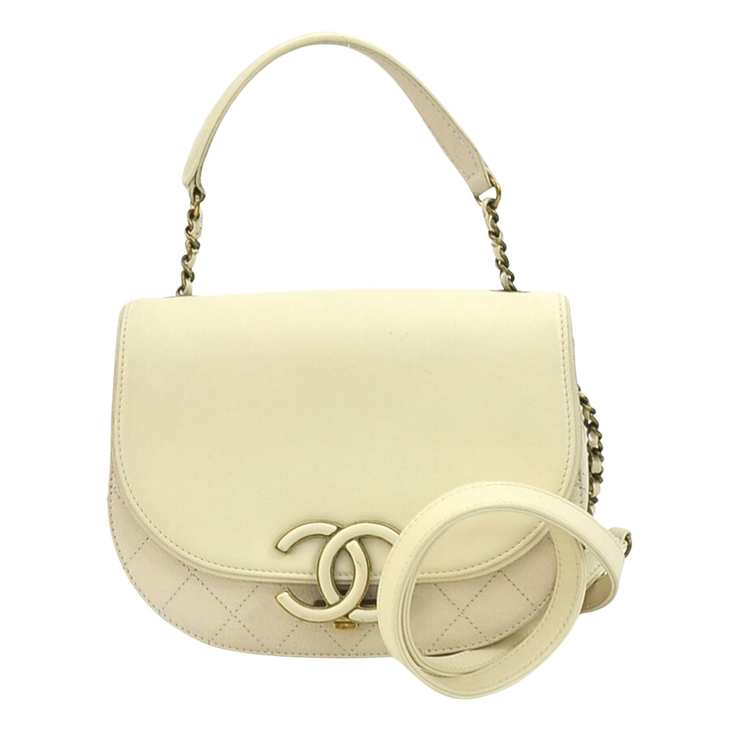 Chanel Coco Curve Leather Shoulder Bag