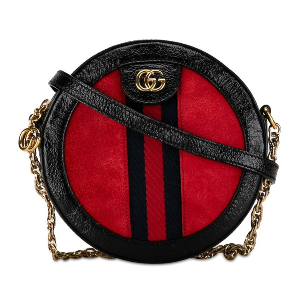 Gucci Ophidia Patent Leather Shoulder Bag