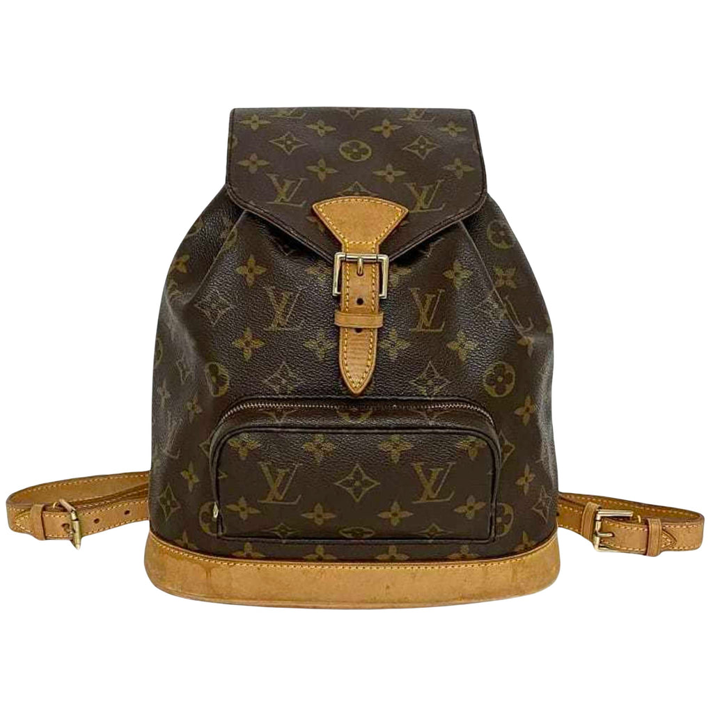 Louis Vuitton Montsouris Mm Canvas Backpack