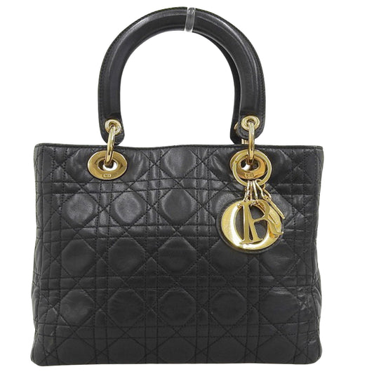 Dior Lady Dior Leather Handbag