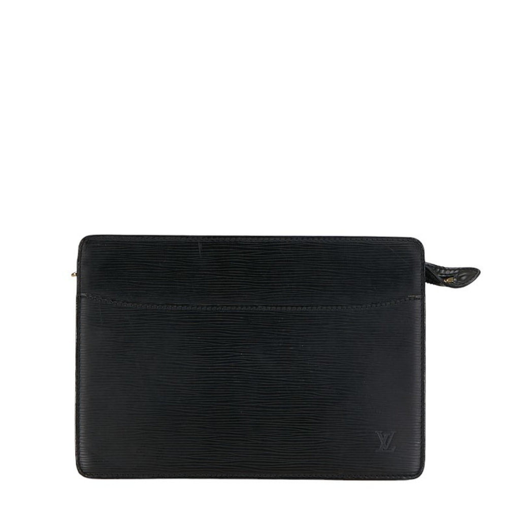 Louis Vuitton Pochette Homme Leather Clutch