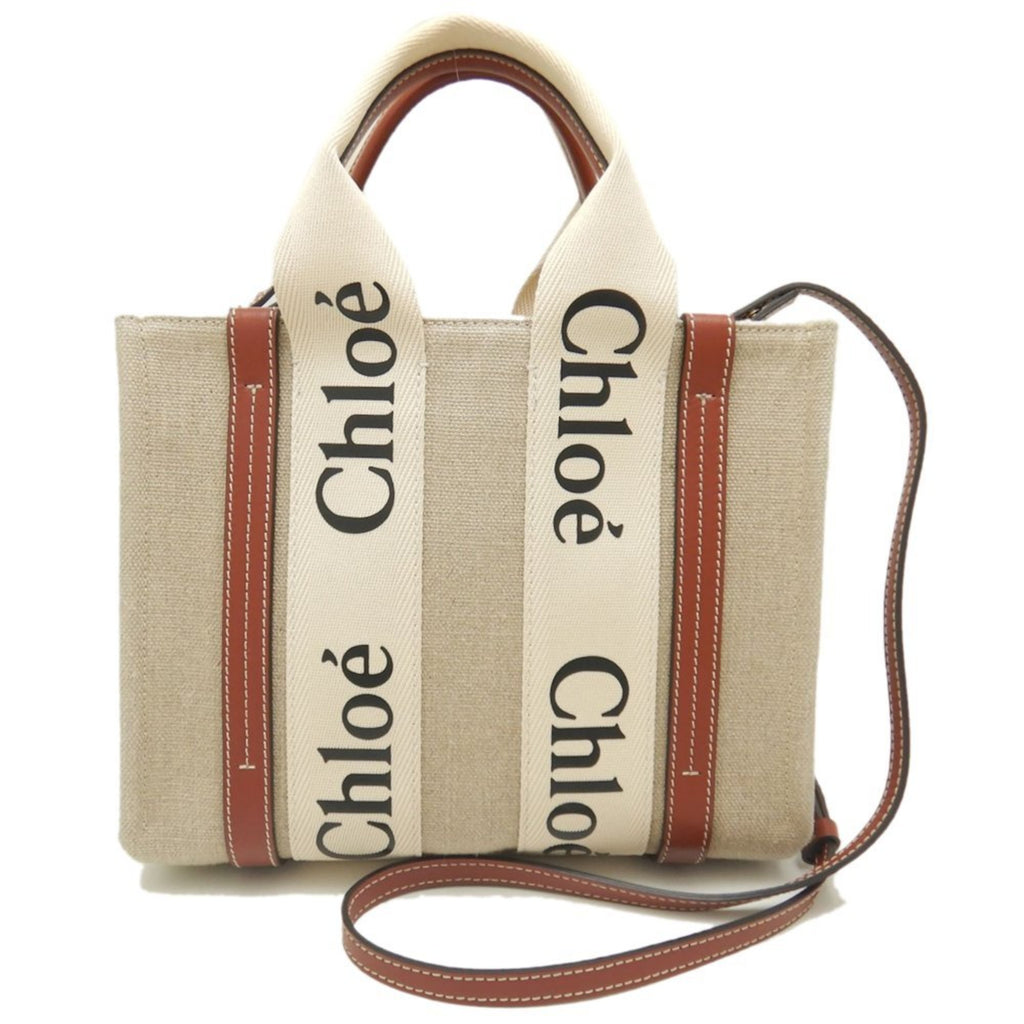 Chloé Woody Linen Tote