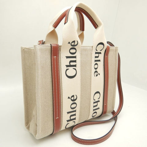 Chloé Woody Linen Tote