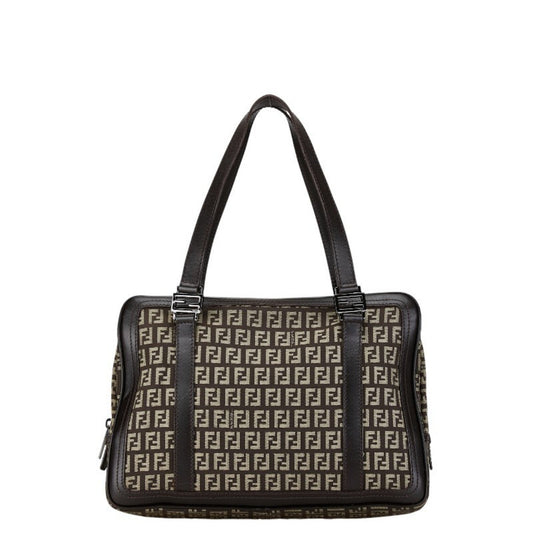 Fendi Zucca Canvas Handbag