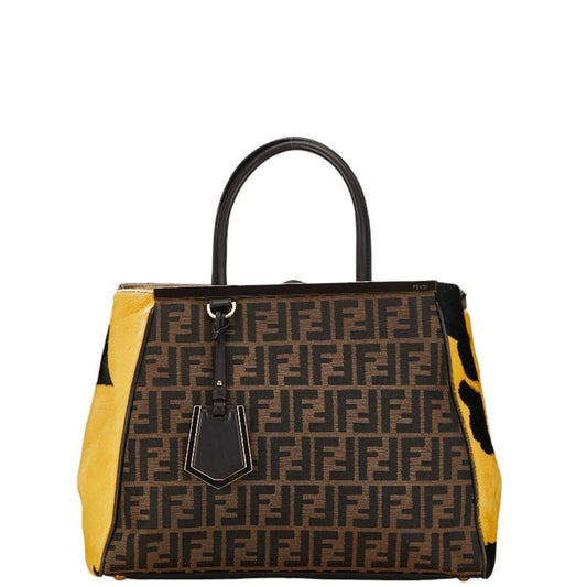 Fendi Zucca Canvas Handbag