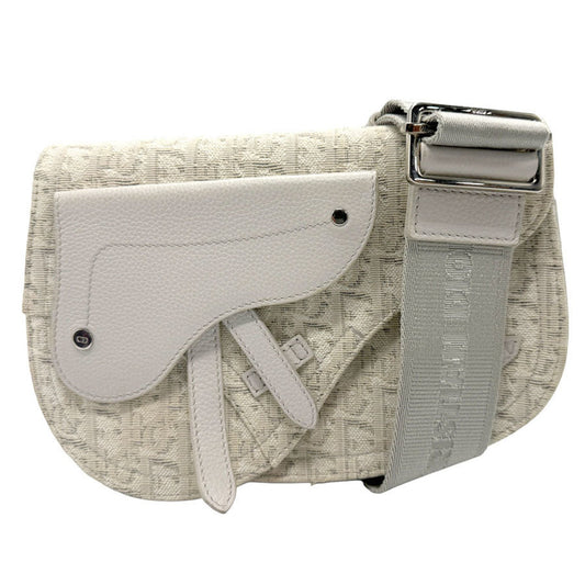 Dior Saddle Canvas Shoulder Bag