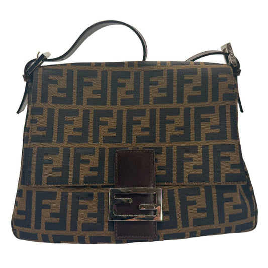 Fendi Zucca Canvas Handbag