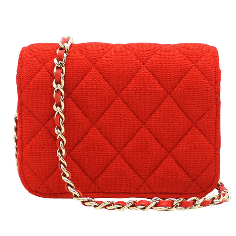 Chanel Wallet On Chain Cotton Shoulder Bag