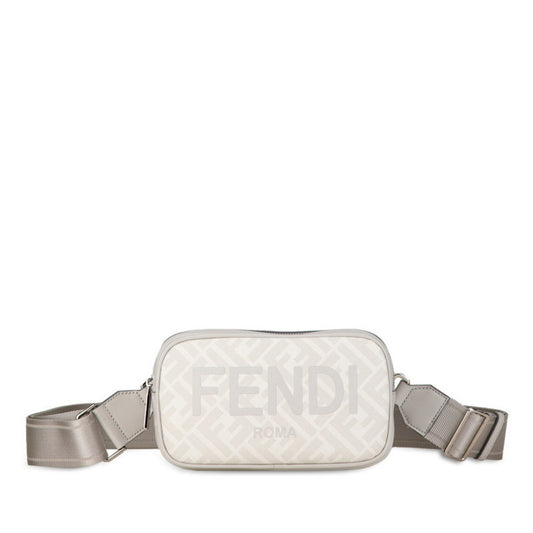 Fendi Zucca Canvas Shoulder Bag