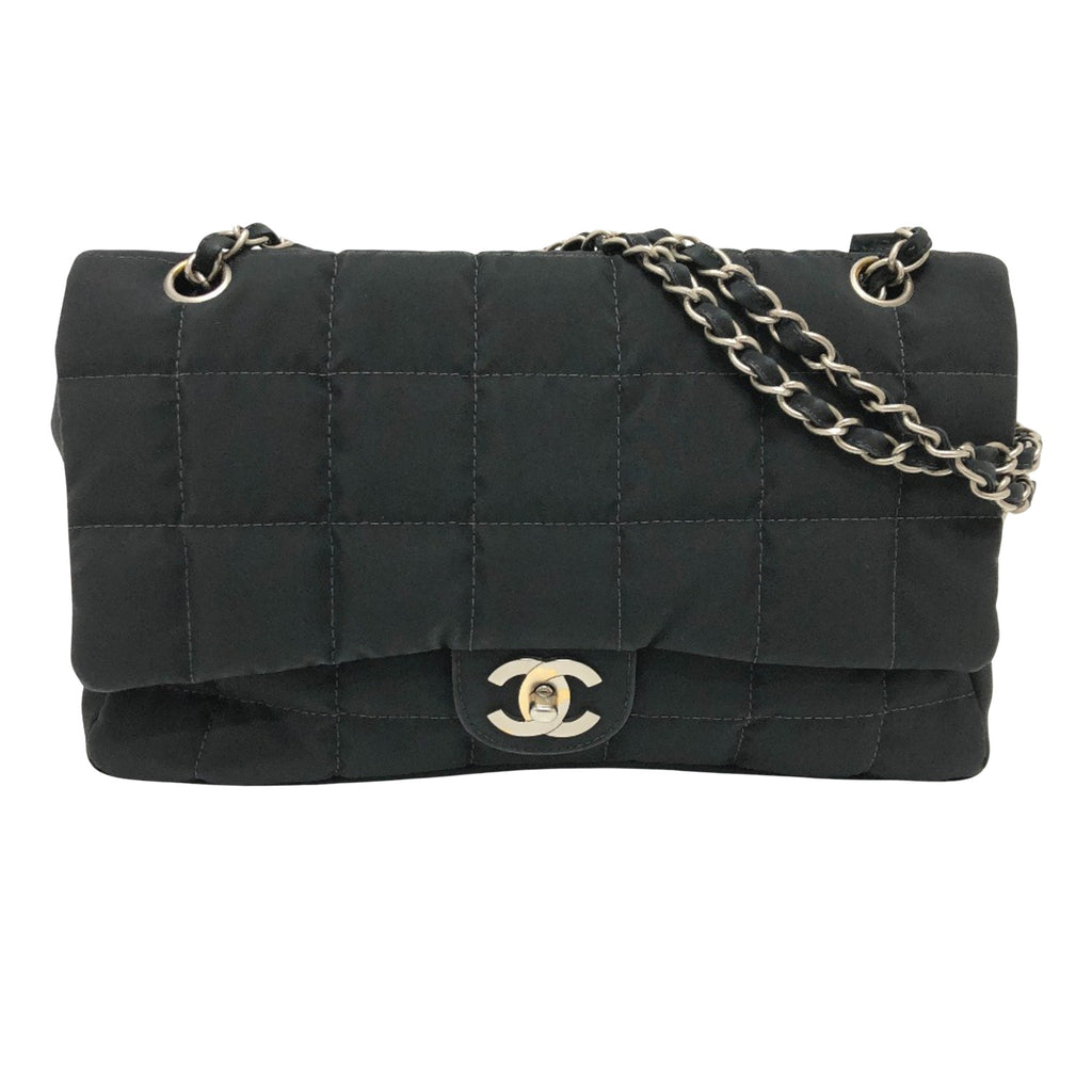 Chanel Chocolate Bar Cloth Shoulder Bag