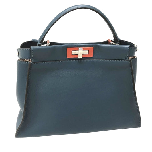 Fendi Peekaboo Leather Handbag