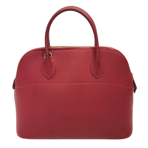 Hermès Bolide Leather Handbag