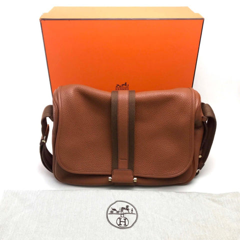 Hermès Bourlingue Leather Shoulder Bag