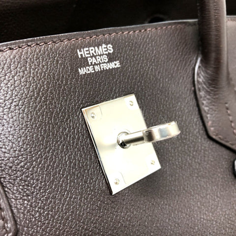 Hermès Birkin 40 Leather Handbag