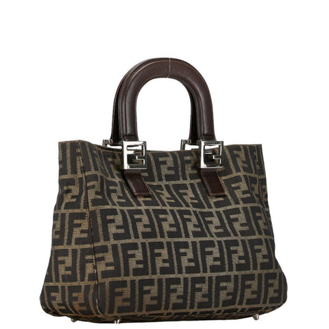 Fendi Zucca Canvas Handbag