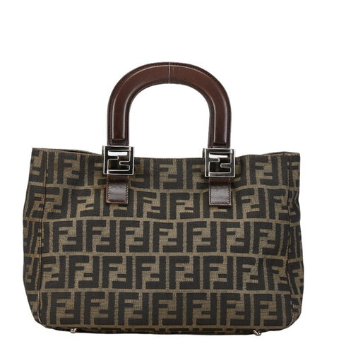 Fendi Zucca Canvas Handbag