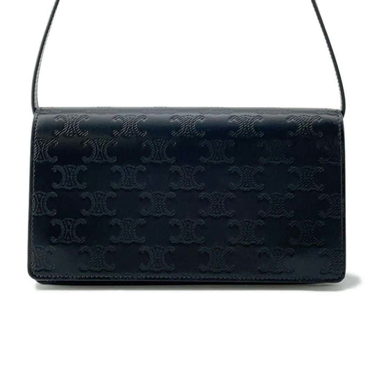 Céline Triomphe Leather Shoulder Bag