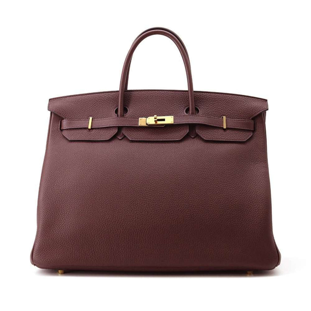 Hermès Birkin 40 Leather Handbag