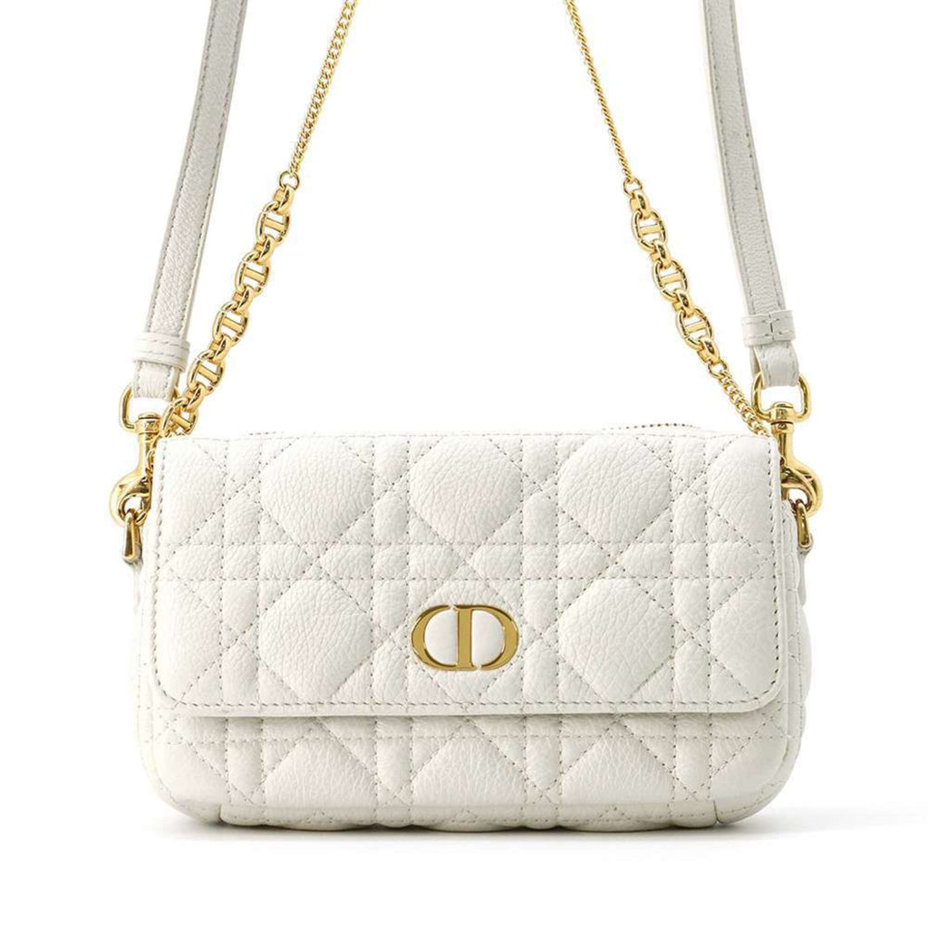 Dior Caro Leather Shoulder Bag