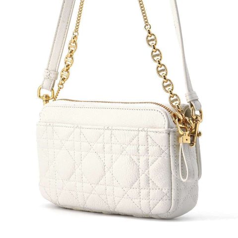 Dior Caro Leather Shoulder Bag