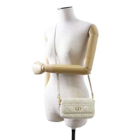 Dior Caro Leather Shoulder Bag