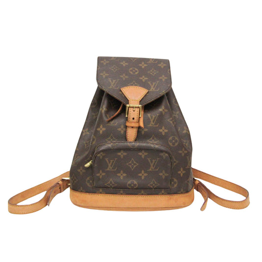 Louis Vuitton Montsouris Mm Canvas Backpack