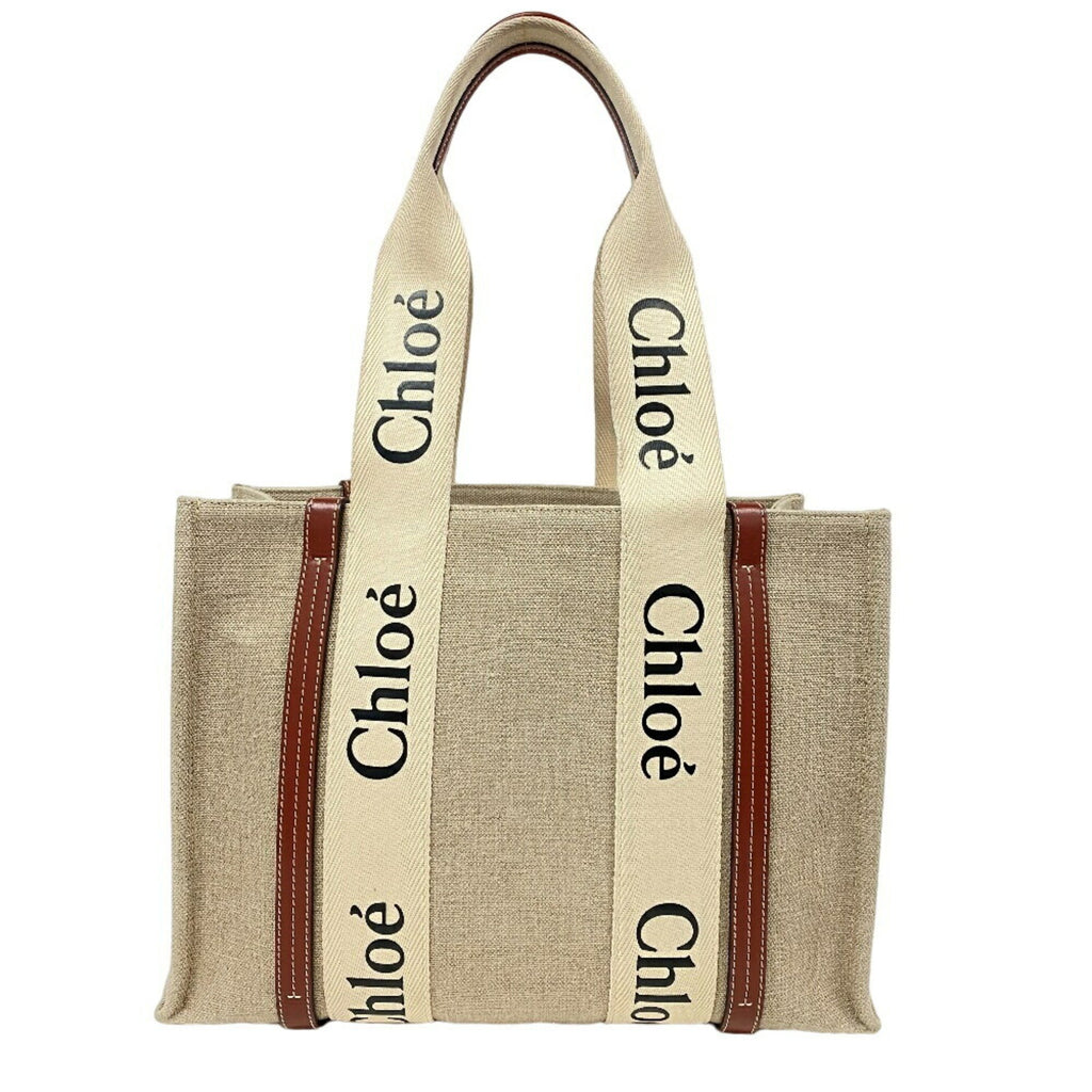 Chloé Woody Canvas Tote