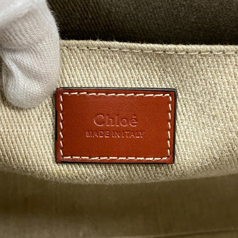 Chloé Woody Canvas Tote