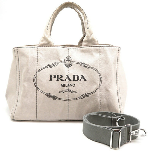 Prada Canapa Canvas Tote