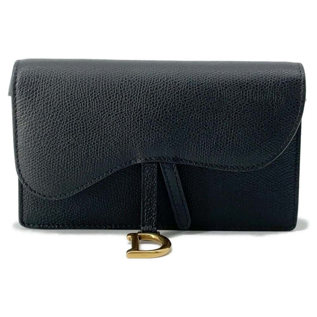 Dior Saddle Leather Shoulder Bag