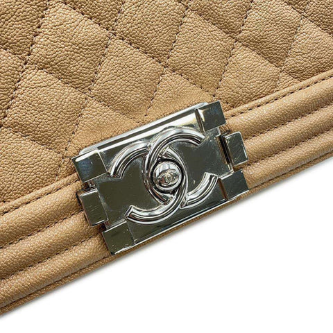 Chanel Boy Leather Shoulder Bag