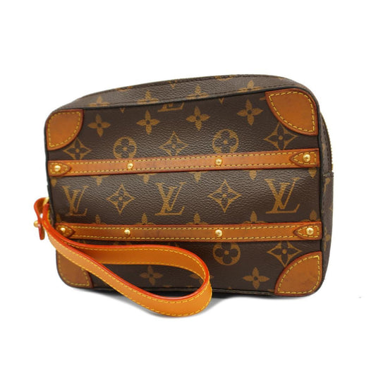 Louis Vuitton Soft Trunk Canvas Clutch