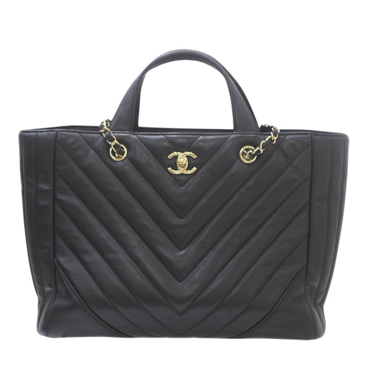 Chanel V Stich Leather Handbag