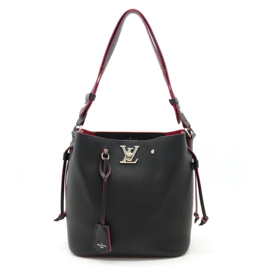 Louis Vuitton Lockme Bucket Leather Shoulder Bag