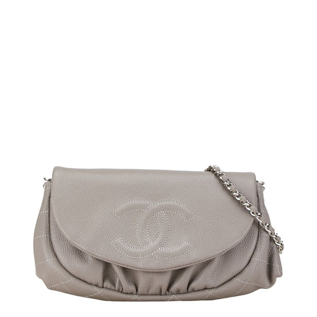 Chanel Demi Lune Leather Shoulder Bag