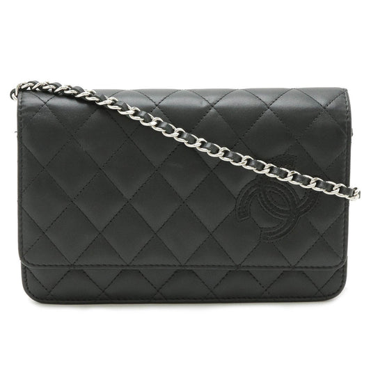 Chanel Wallet On Chain Leather Clutch