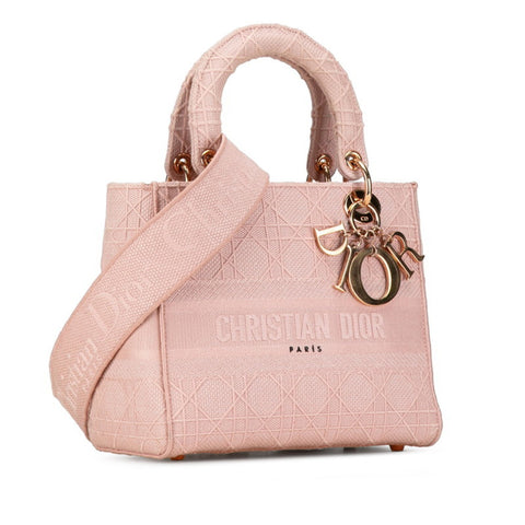 Dior Saddle Bowler Canvas Handbag