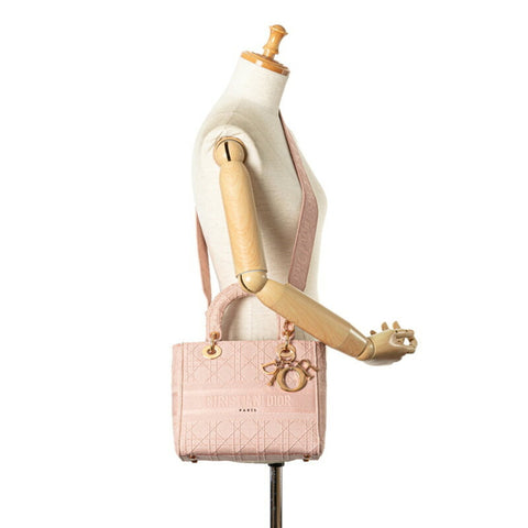 Dior Saddle Bowler Canvas Handbag