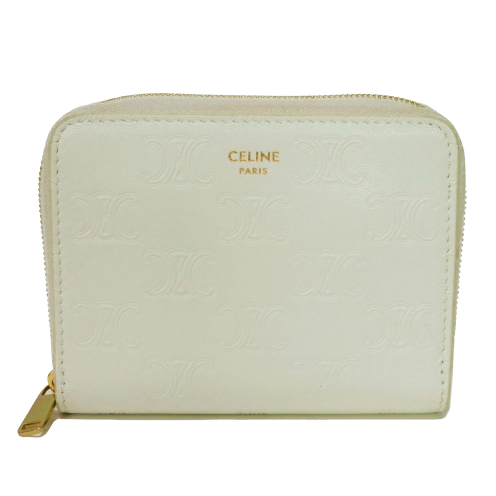 Céline Compact Pony Style Calfskin Wallet