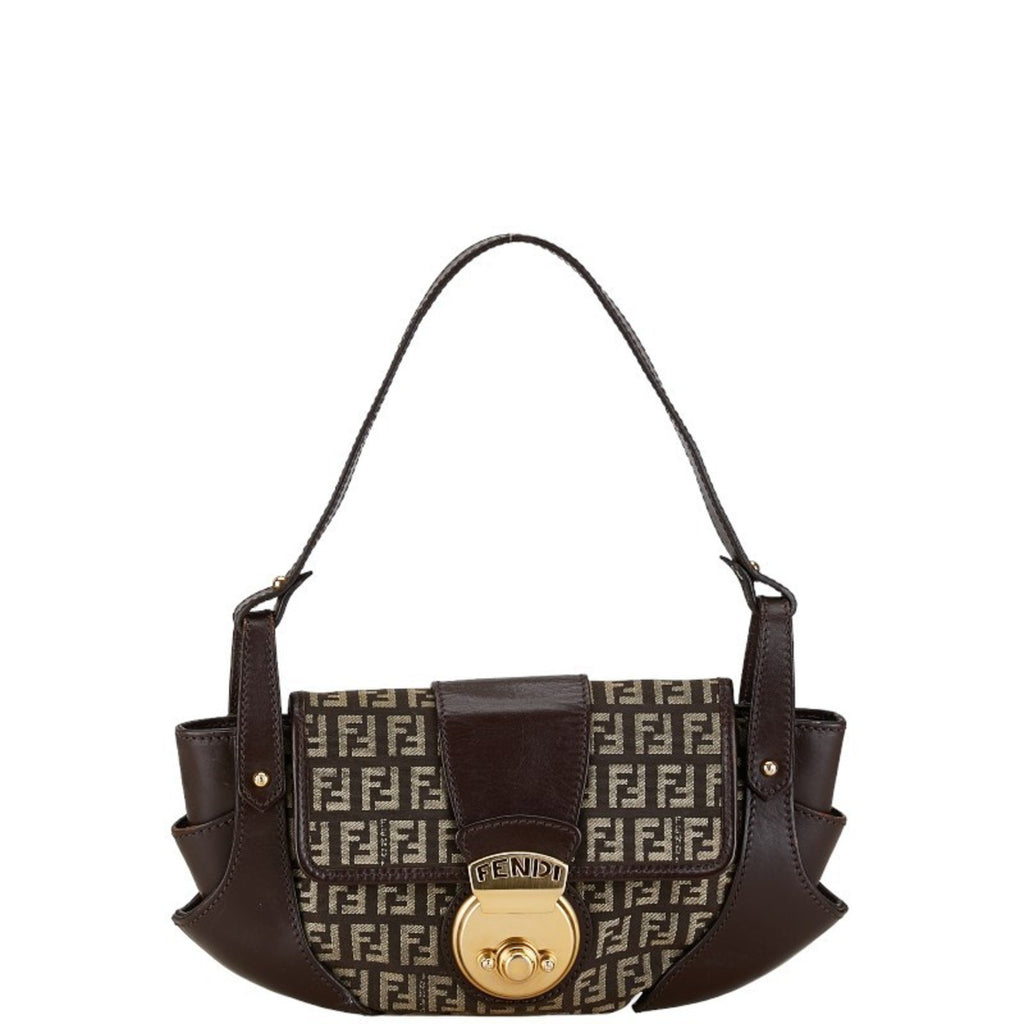 Fendi Zucca Canvas Handbag