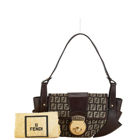 Fendi Zucca Canvas Handbag