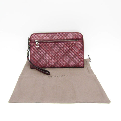 Bottega Veneta Intrecciato Leather Clutch