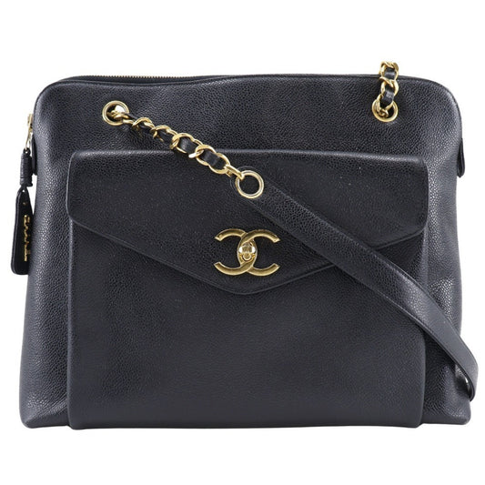 Chanel Cc Leather Shoulder Bag