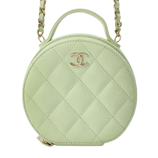 Chanel Ronde Leather Shoulder Bag